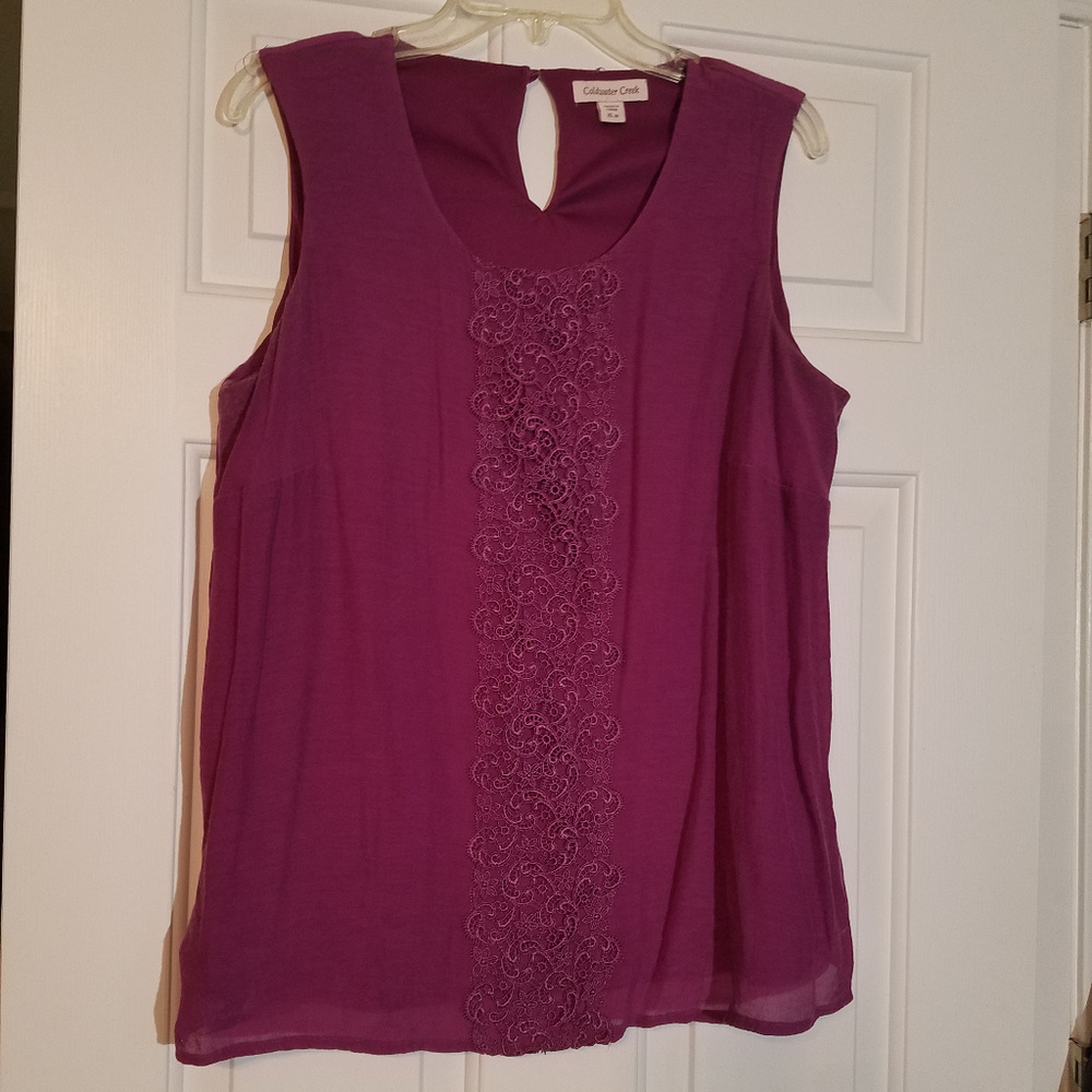 🌞Coldwater Creek XL Lined Tank Top